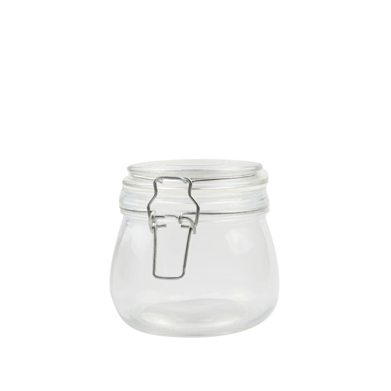  Food Safe Glass Jar With Metal Clip Lid