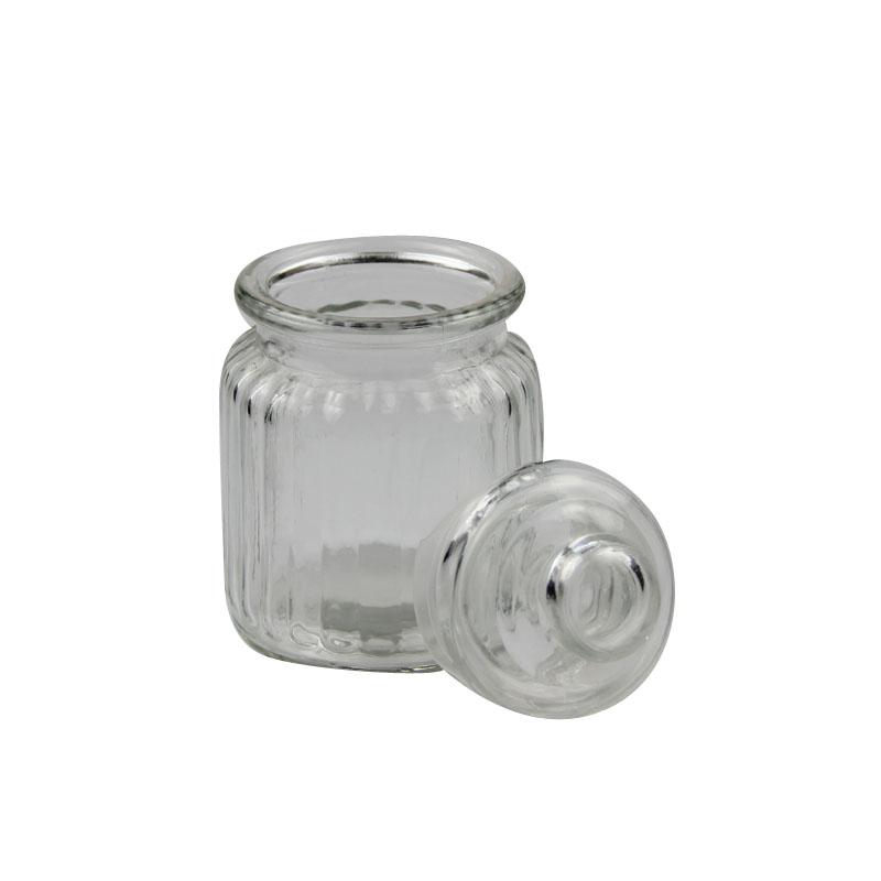 8L big clear glass liquid jar with tag , factory hot sale 