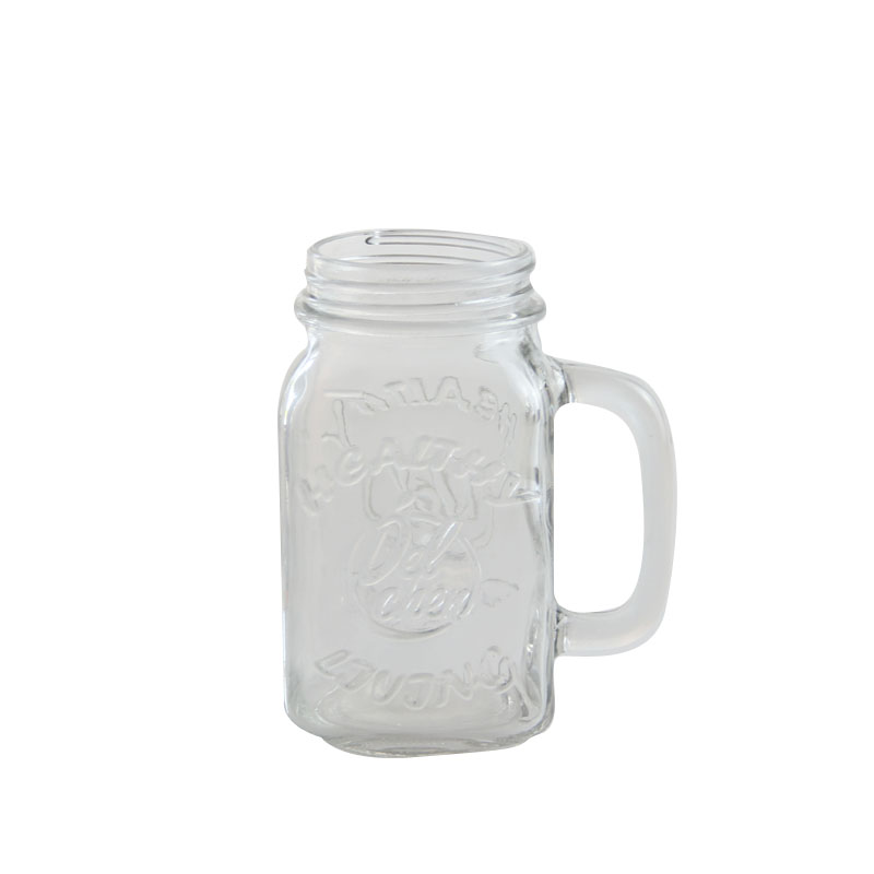 embossed wide mouth mason jars