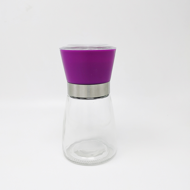 150ml short purple manual pepper grinder wholesale